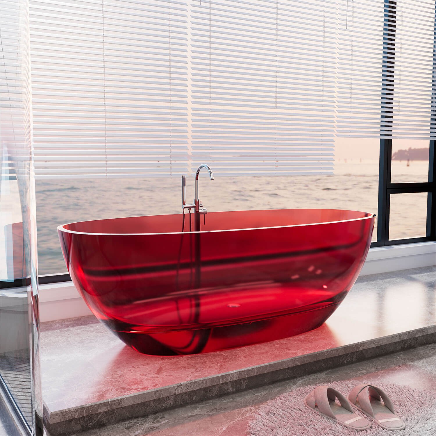 Freestanding Designer Bathtub in – view 1