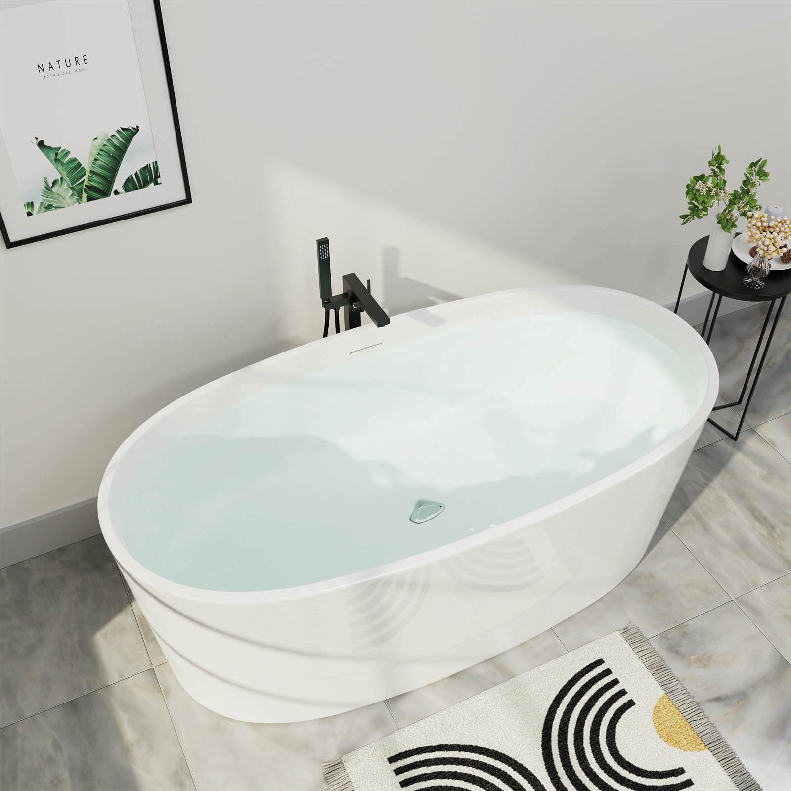 Freistehende Design-Badewanne – Modern & Komfortabel – Bild 4