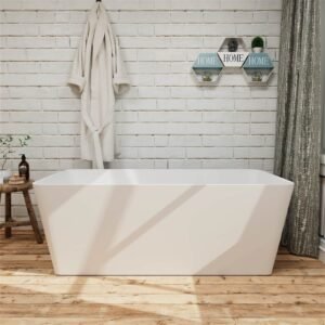 Freestanding Mineral Cast Bath