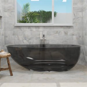 Freestanding Grey Resin Designer