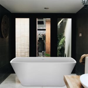 Freestanding Trapezoidal Acrylic Bath