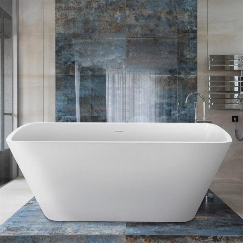 Freestanding Trapezoidal Acrylic Bathtub – view 3