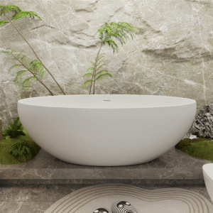 Freestanding Mineral Cast Bathtub
