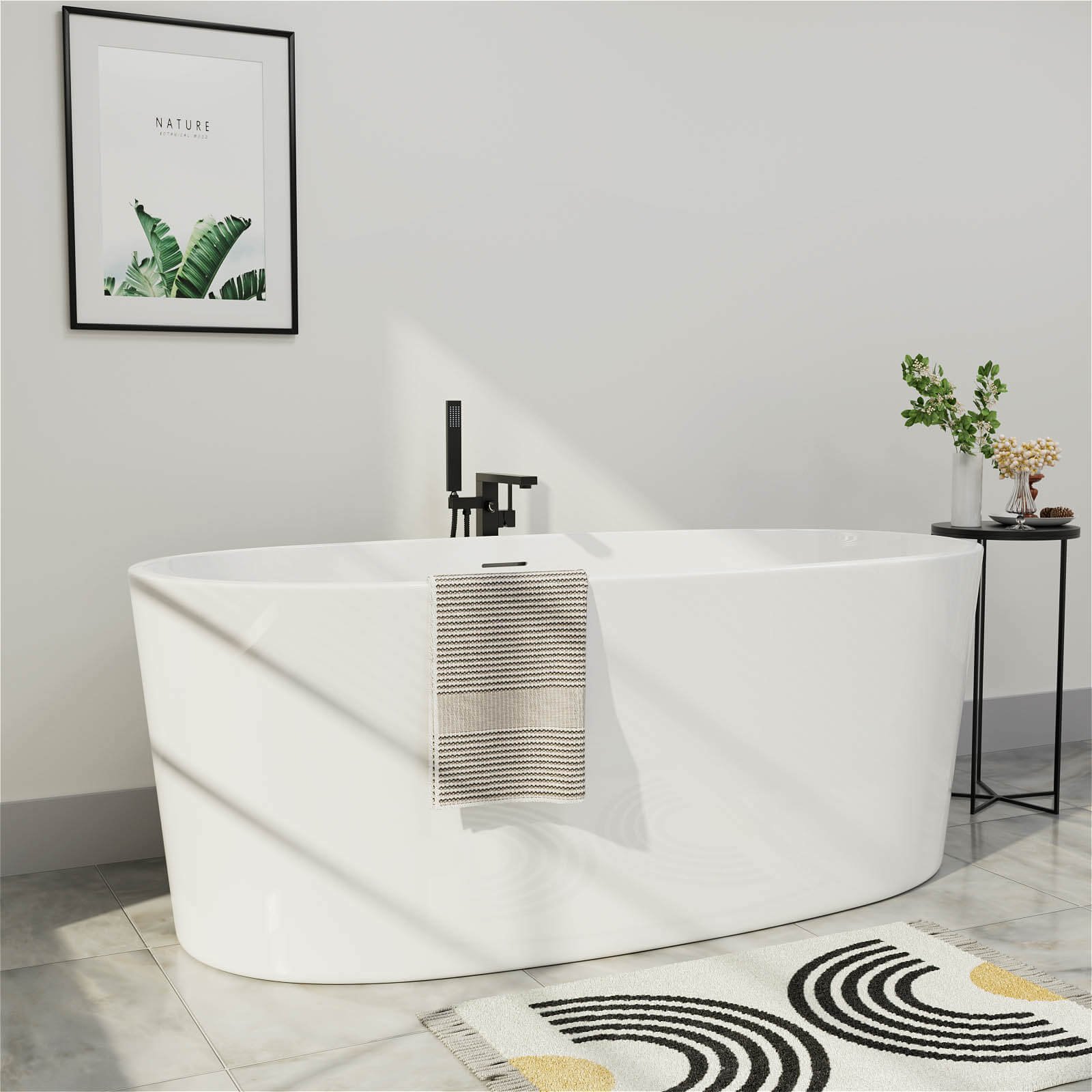 Freistehende Design-Badewanne – Modern & Komfortabel – Bild 3