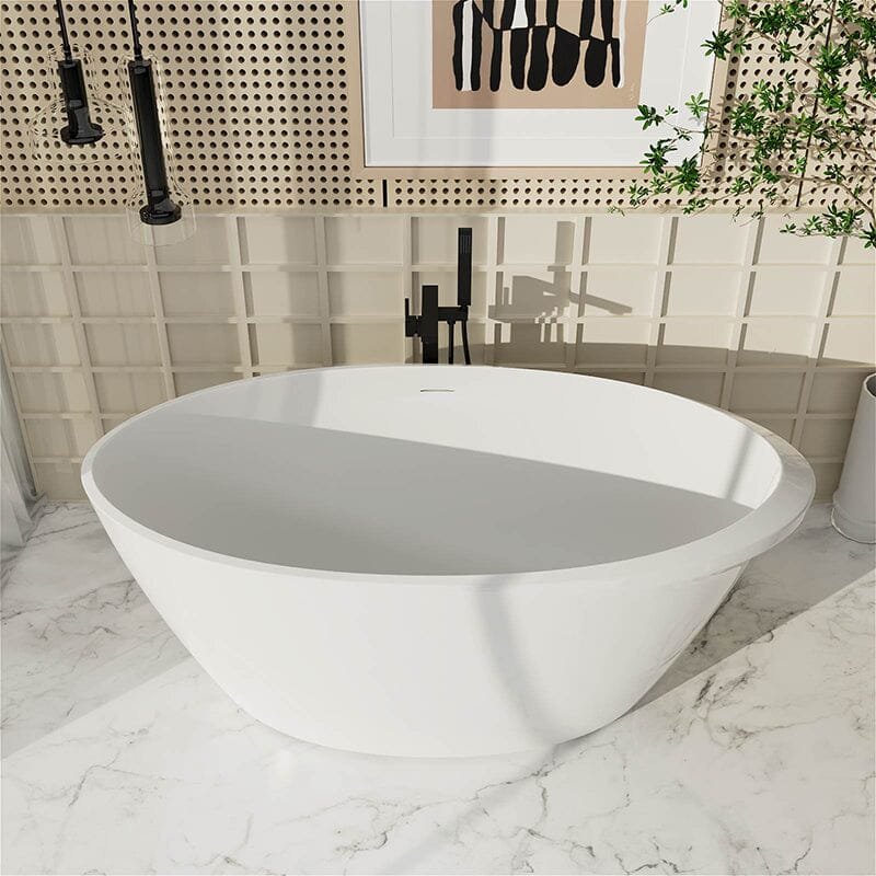 Freistehende Oval-Badewanne – Modern & Luxuriös – Bild 3