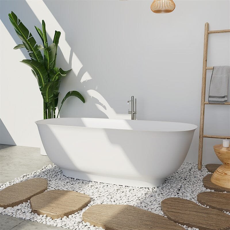 Freestanding Stone Resin Bath – view 4