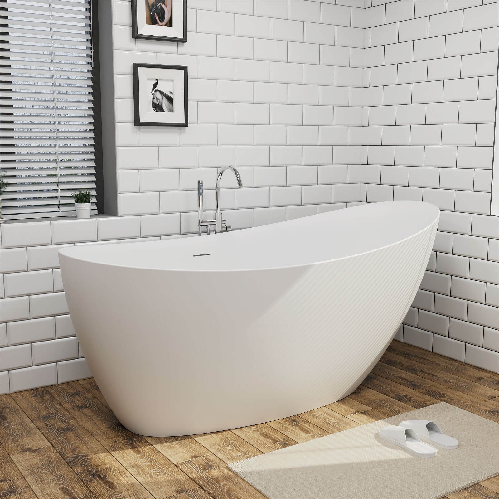 Freestanding Cast Mineral Bath – view 3
