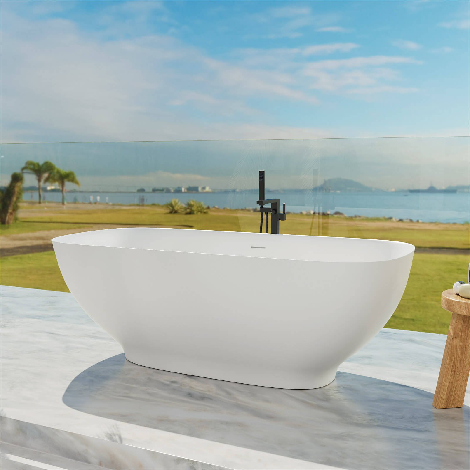 Freestanding Designer Bathtub – view 1