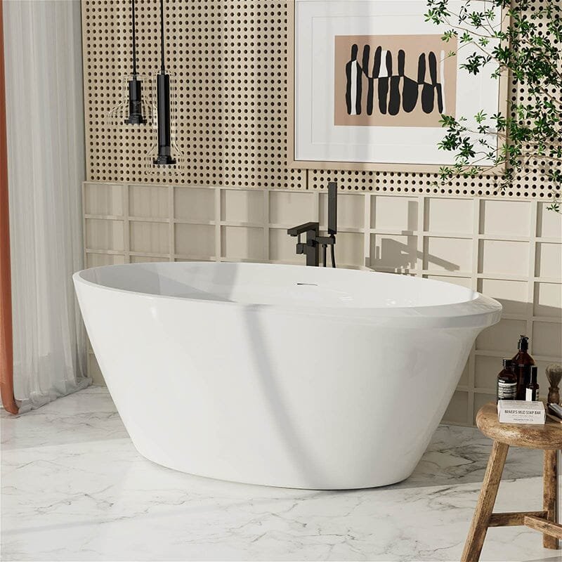 Freistehende Oval-Badewanne – Modern & Luxuriös – Bild 2