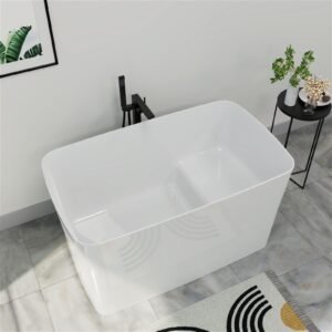 Compacte Sitzbadewanne – Freistehend & Modern