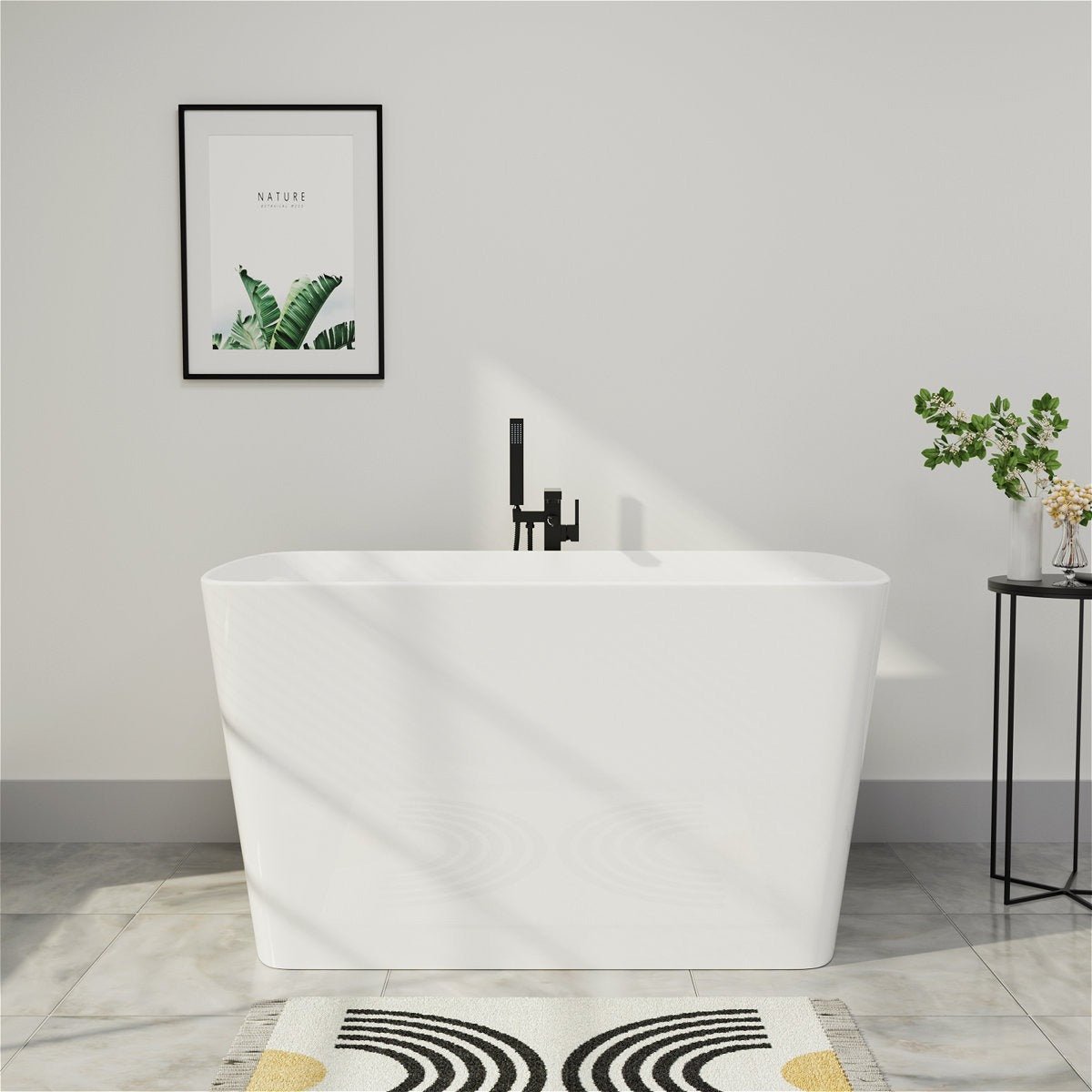 Small Freestanding Acrylic Bathtub