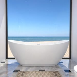 Freestanding Acrylic Slipper Bath