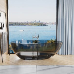 Transparent Freestanding Designer Bathtub