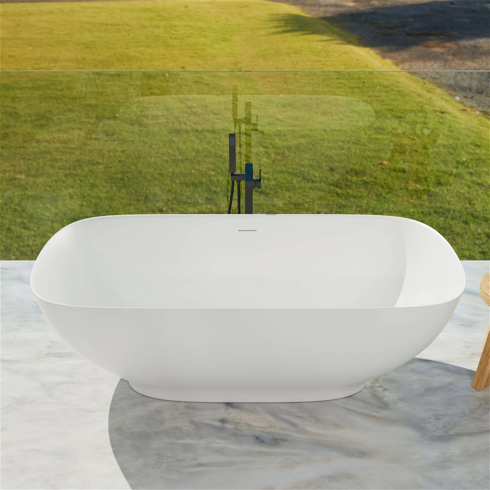 Freestanding Designer Bathtub – view 3
