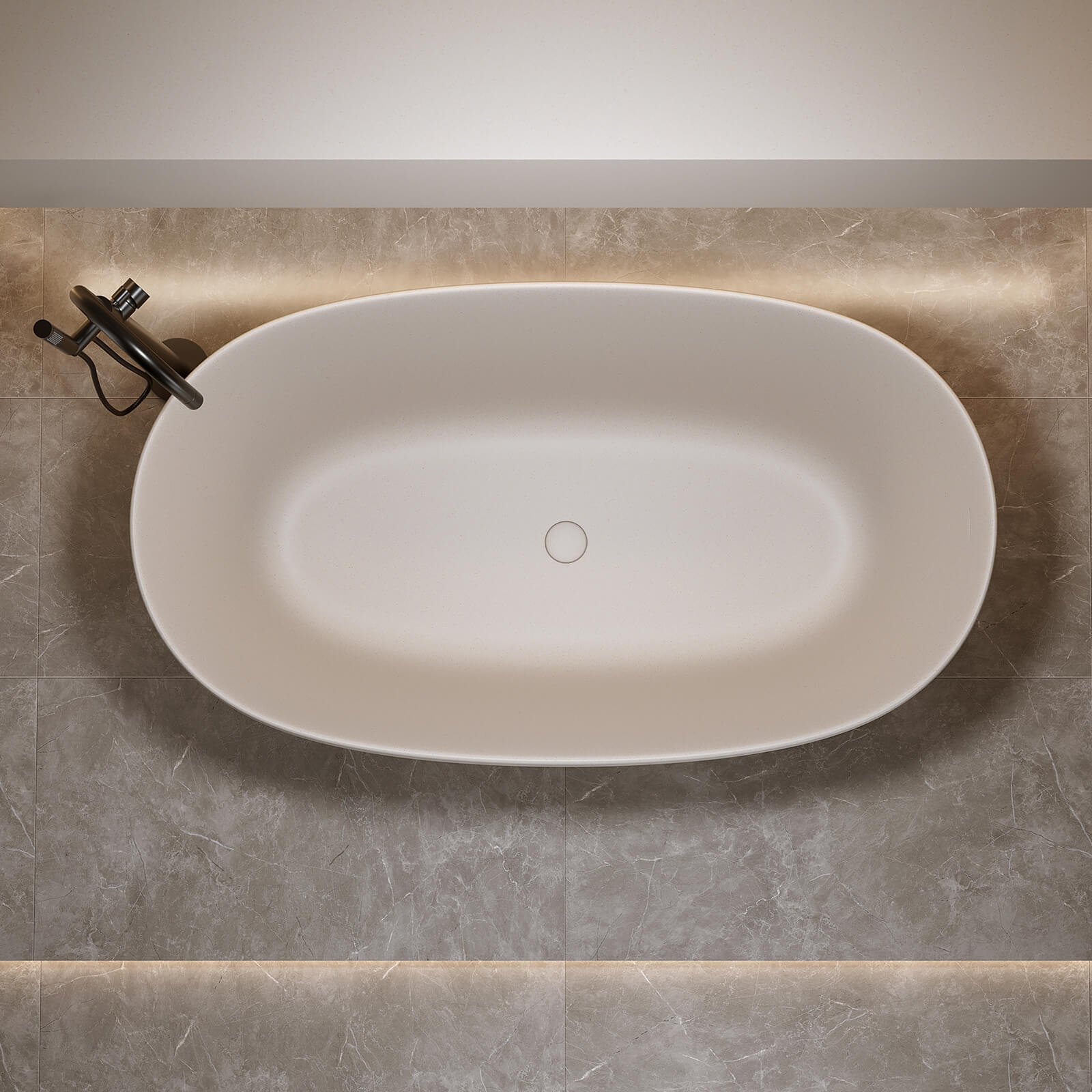 Freestanding Bath "Beige Pure" – view 4