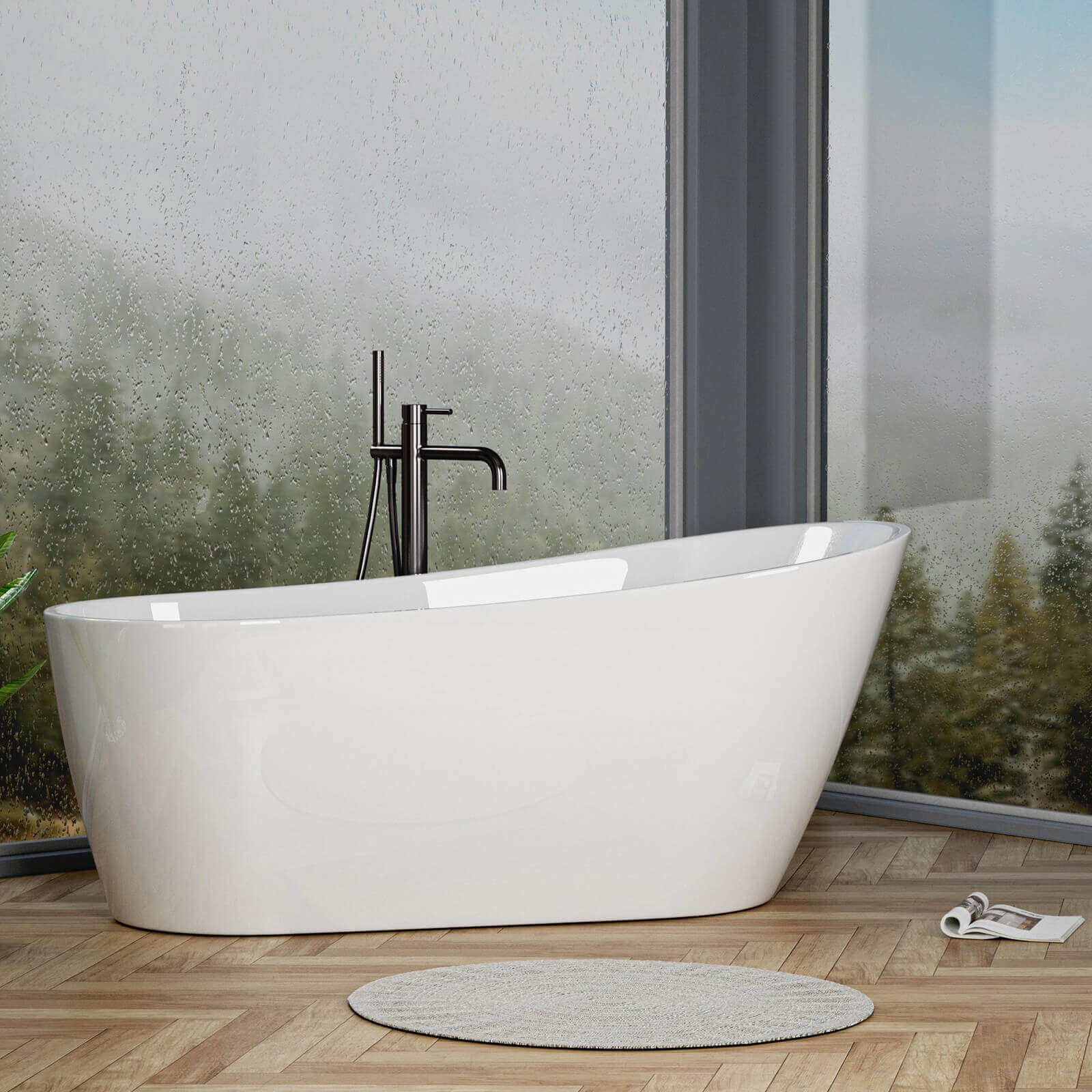 Freestanding Acrylic Bath 137 – view 1