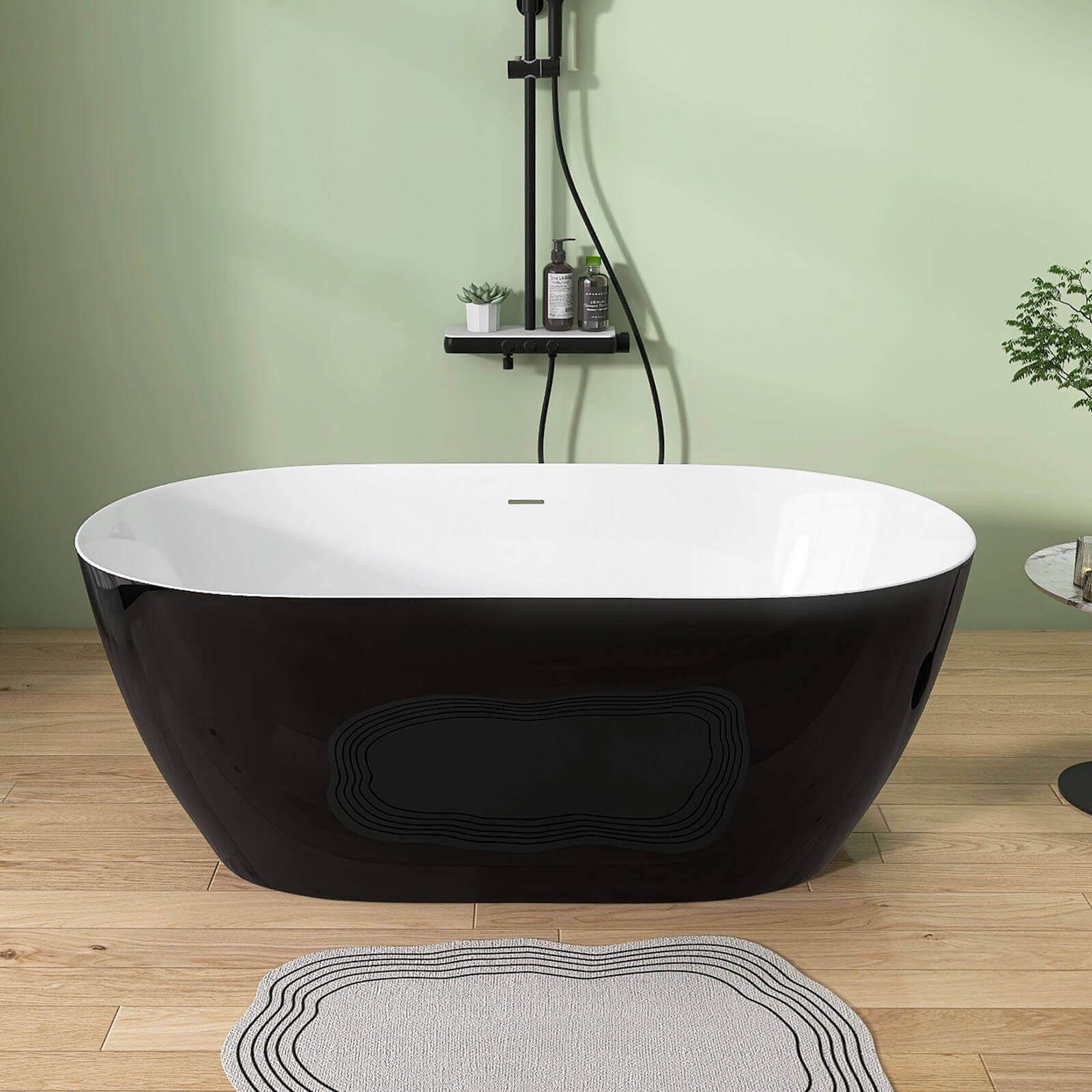 Oval Acrylic Bathtub