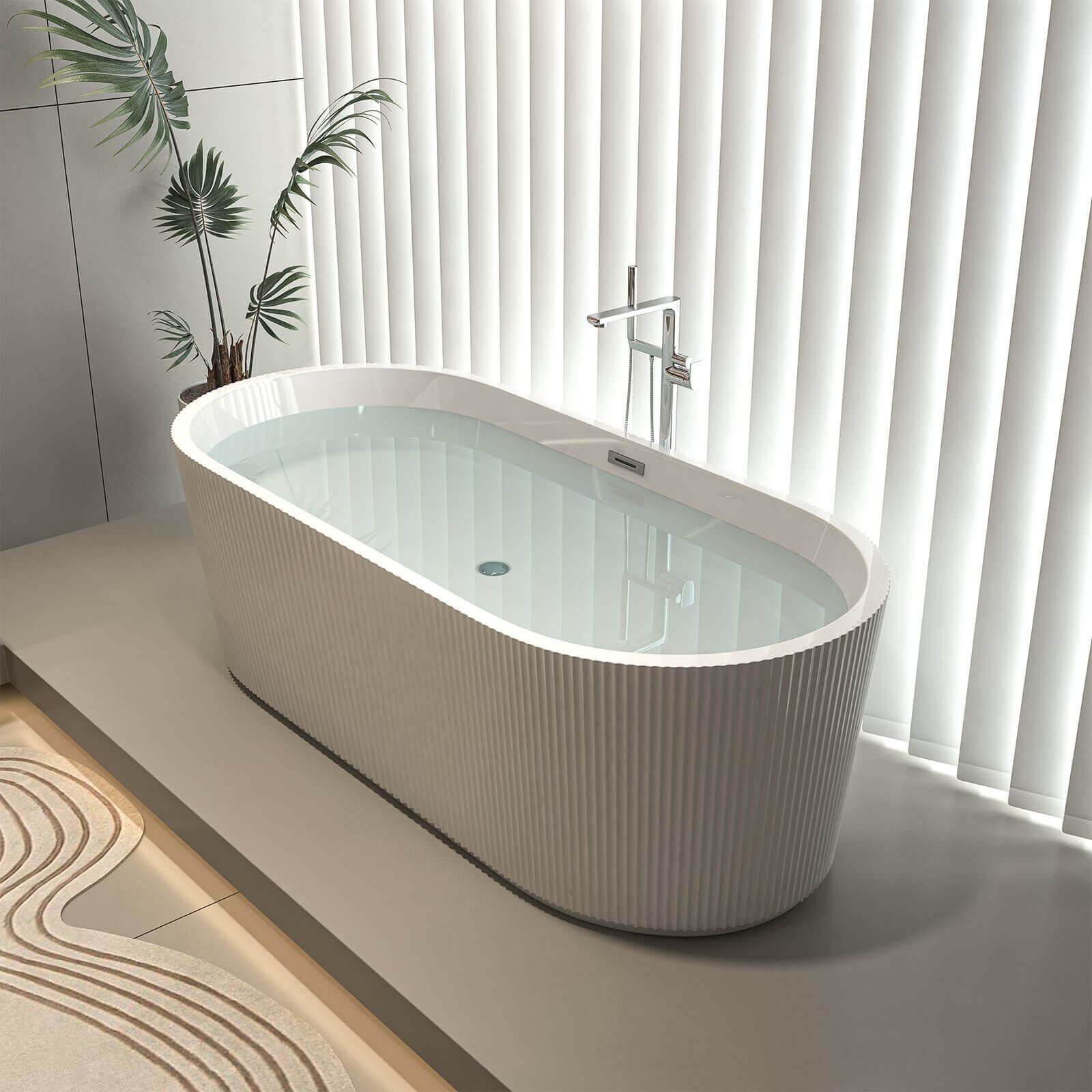 Freestanding Oval Bath – view 1