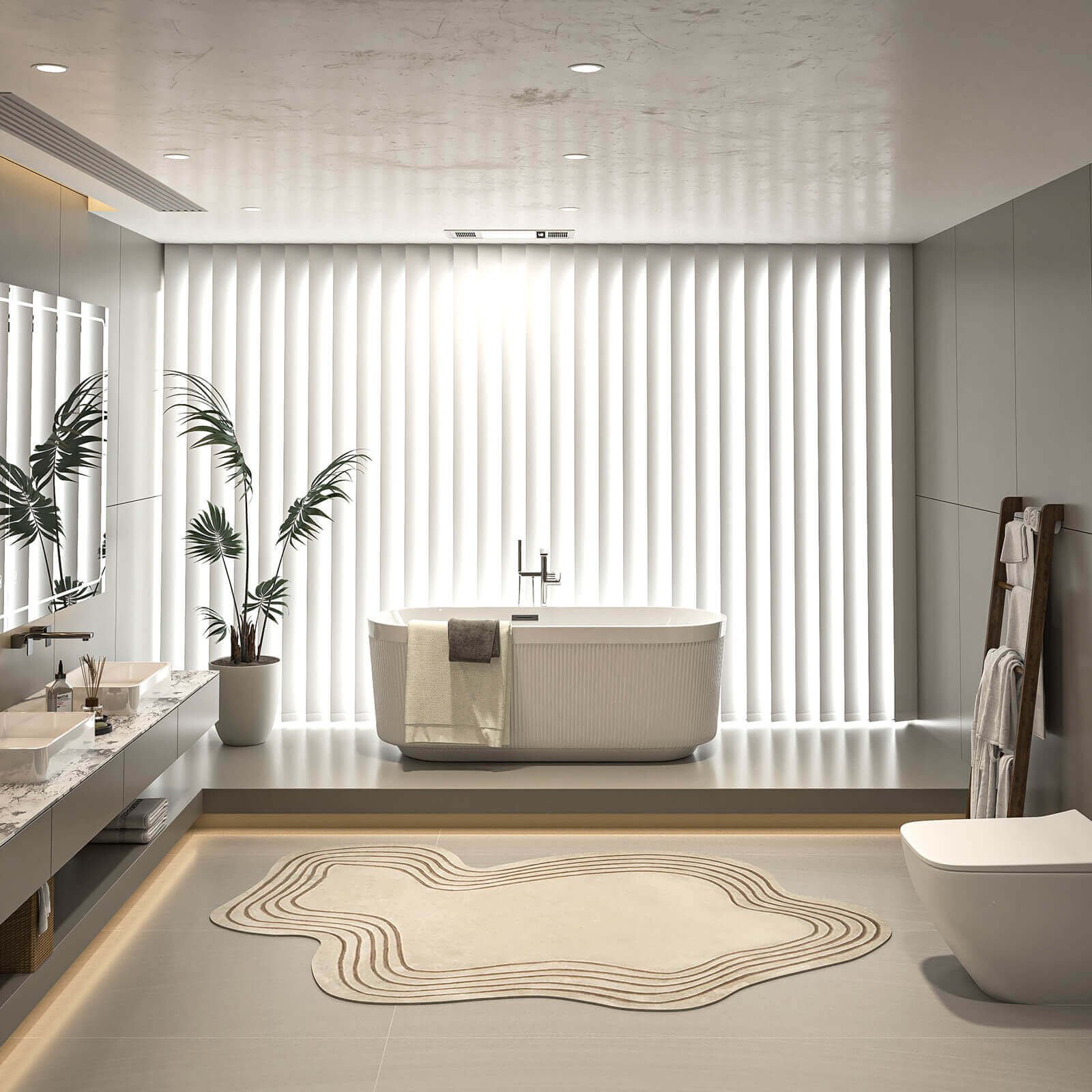 Designer Freestanding Acrylic Bathtub