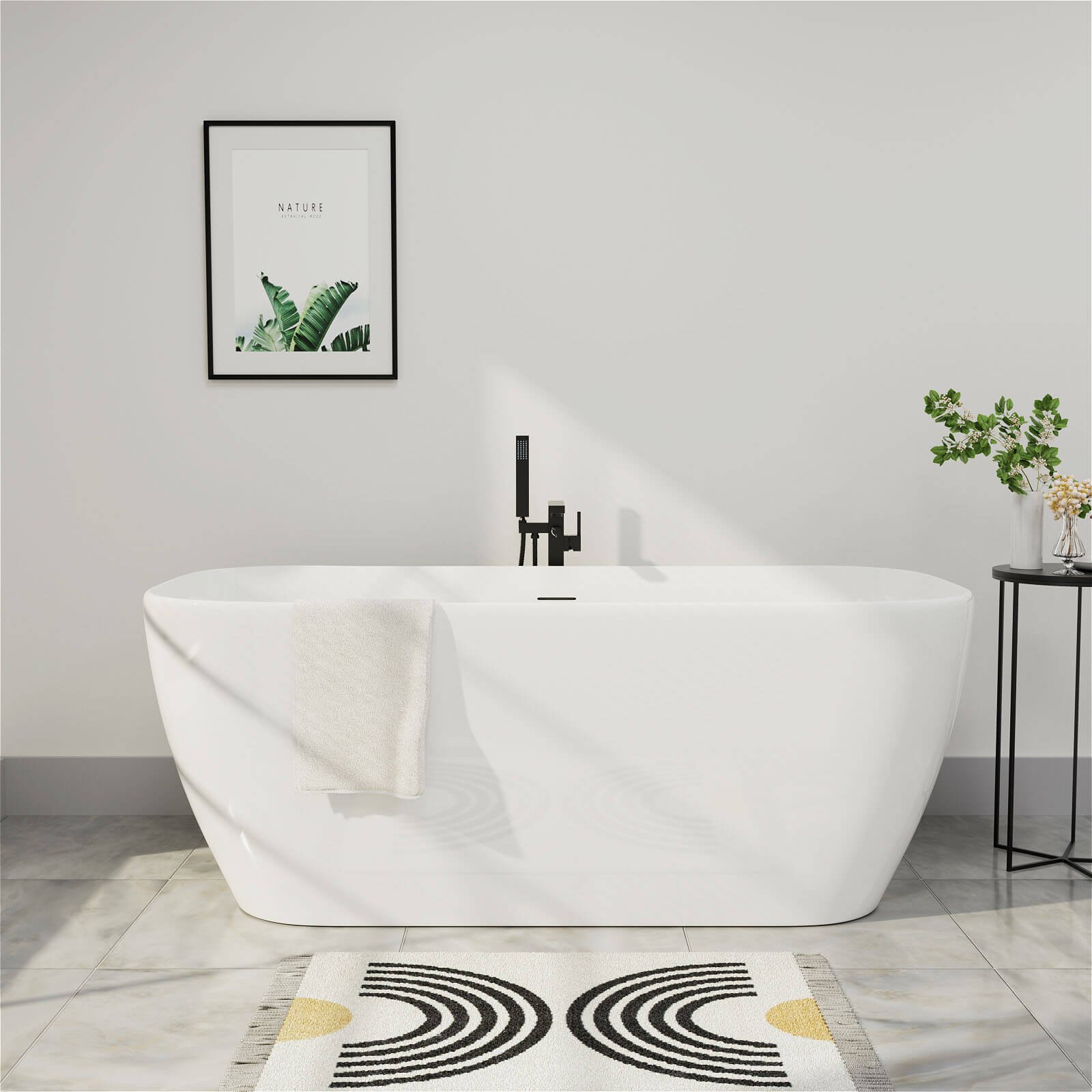 Freestanding Acrylic Bathtub "Wellness