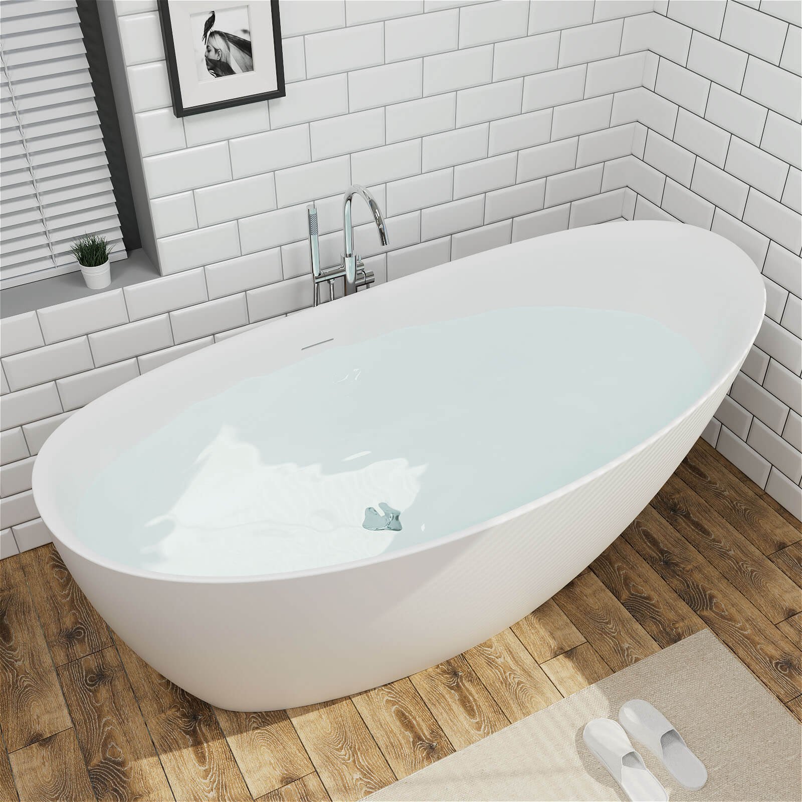 Freestanding Cast Mineral Bath – view 4