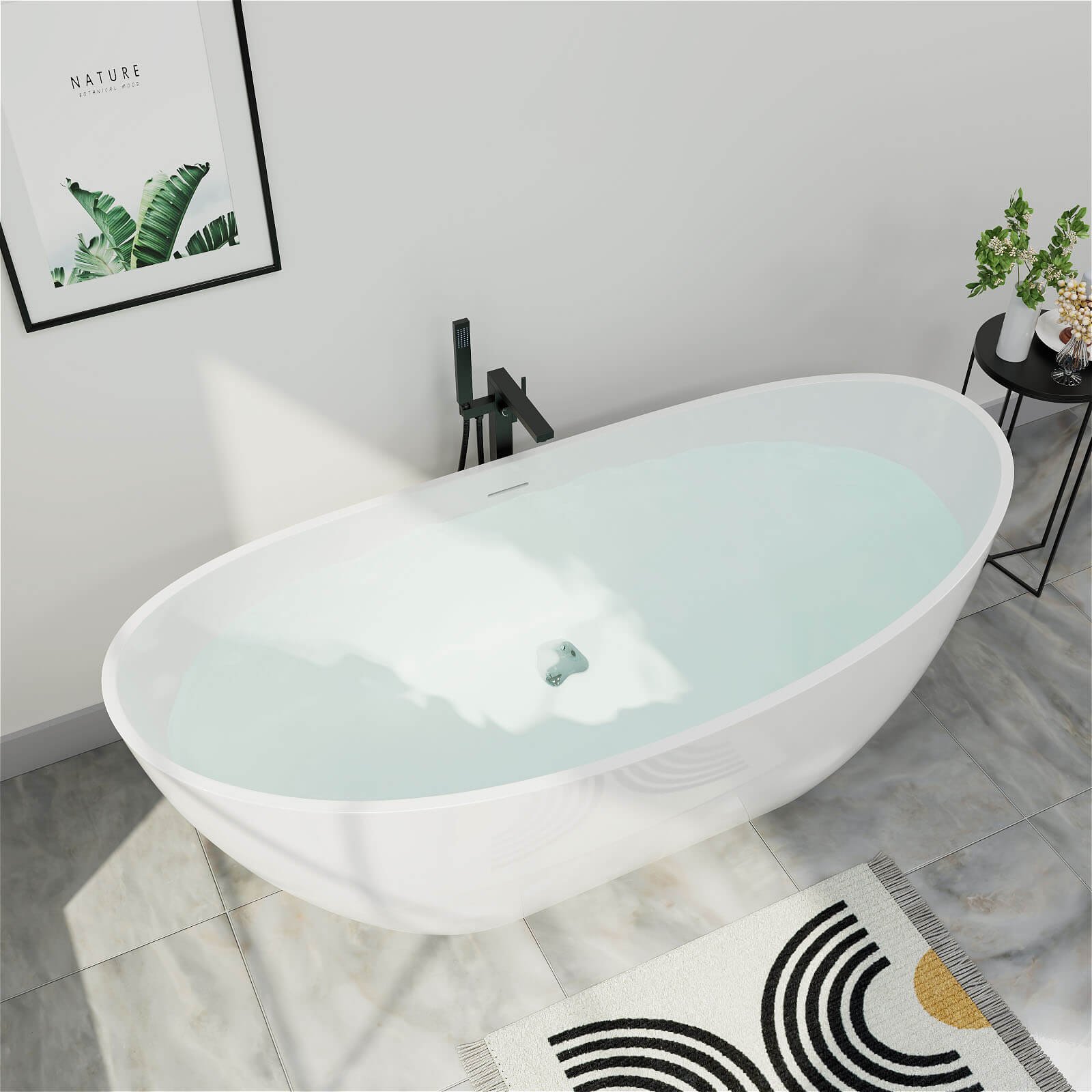 Freestanding Acrylic Bathtub 157 – view 2