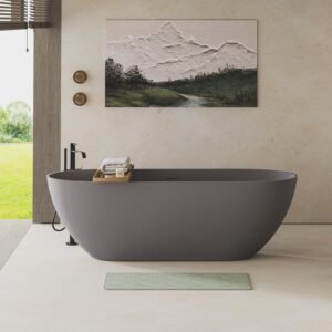Design Badewanne Anthrazit – Massiv & Elegant