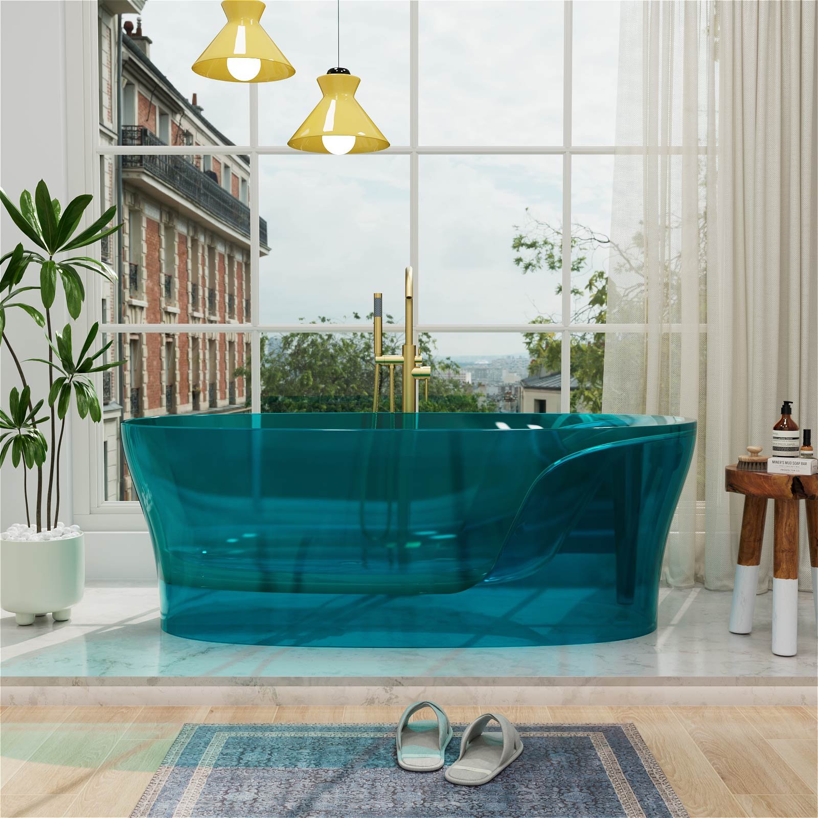 Freestanding Designer Bathtub in