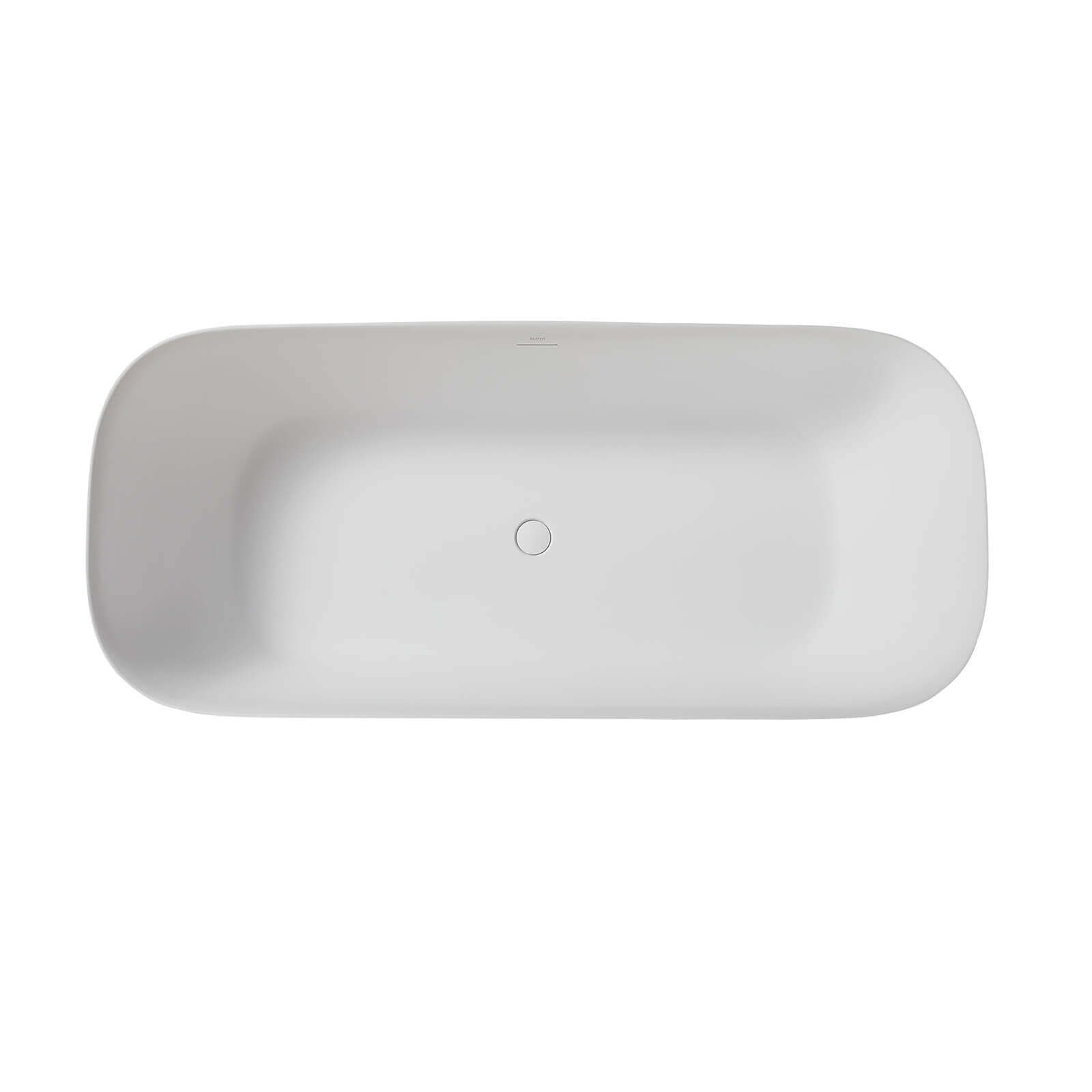 Freistehende Solid Surface Badewanne „Deluxe“ – 160 cm – Bild 3