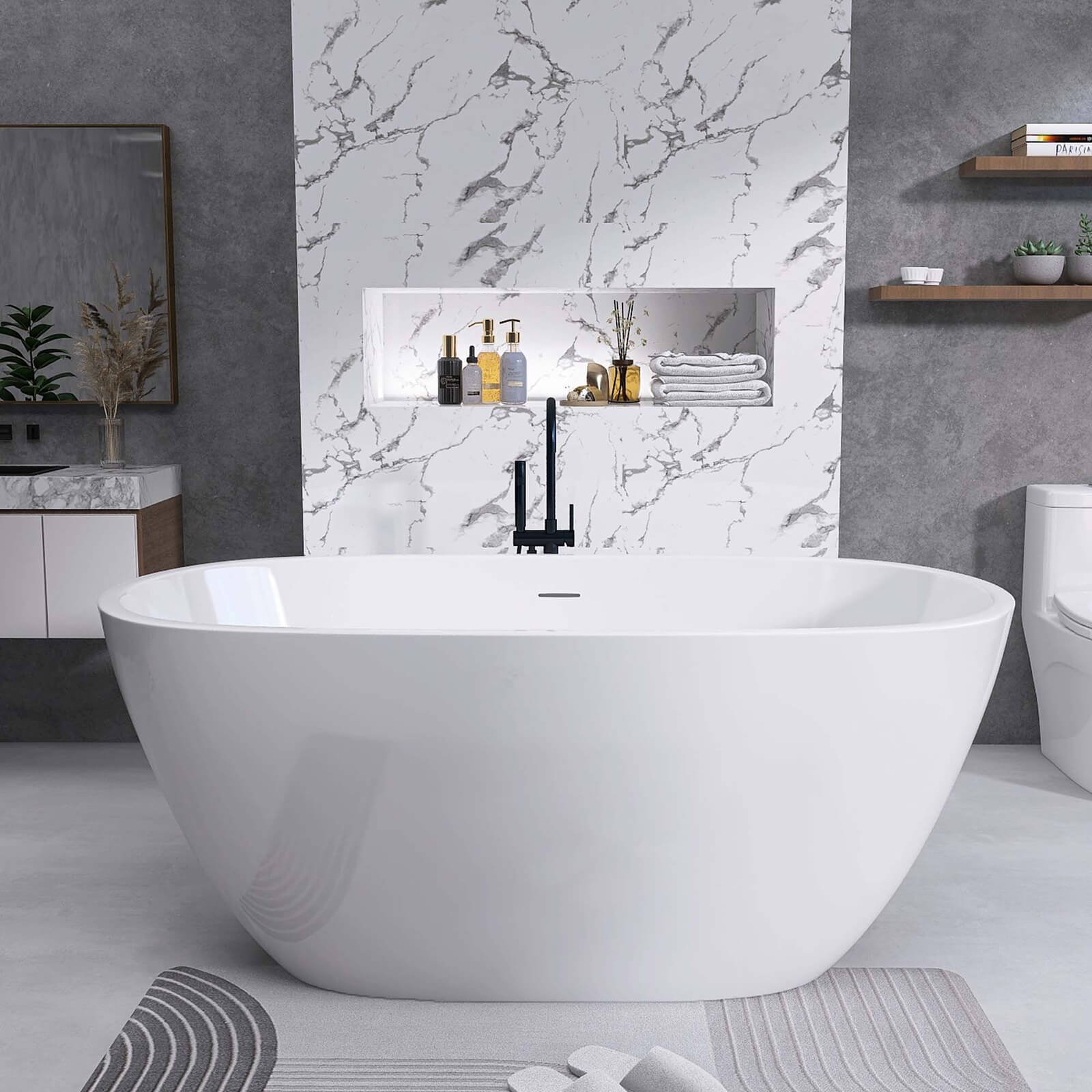 Premium Freestanding Acrylic Bath
