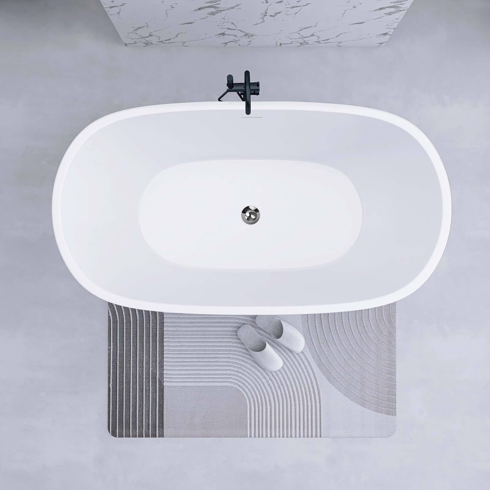 Premium Freestanding Acrylic Bath – view 1