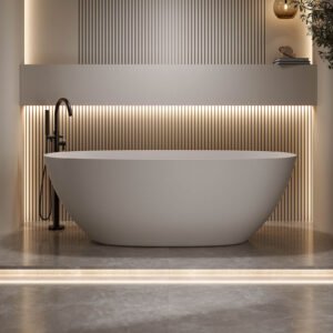 Freestanding Oval Bath in