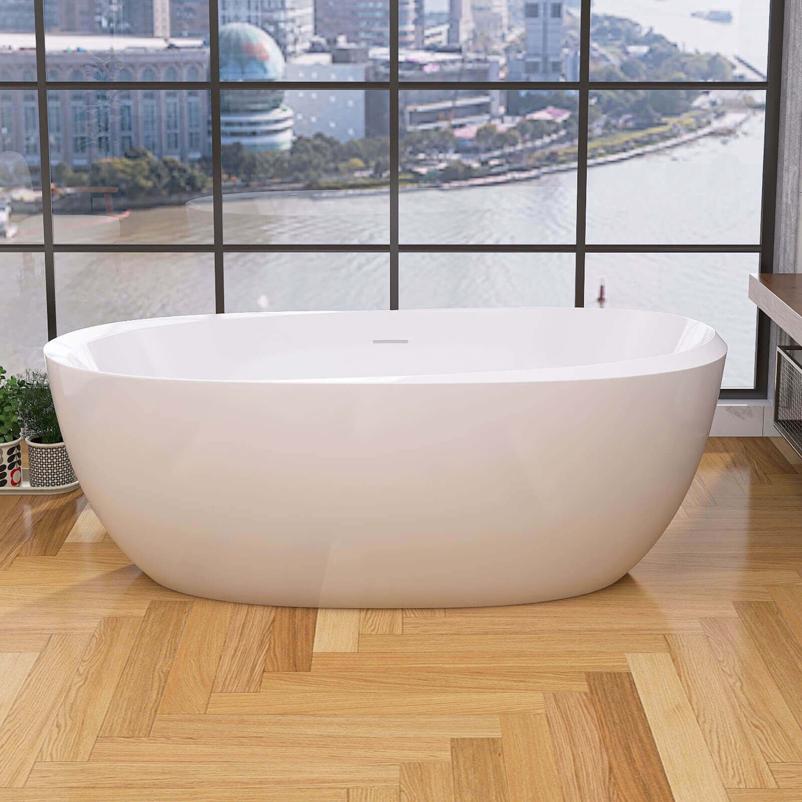 Freestanding Acrylic Bath 170cm – view 1
