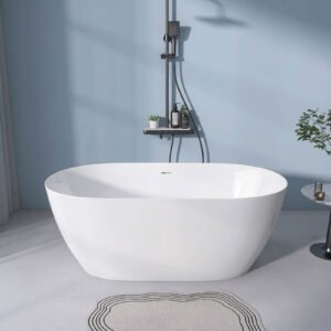Freestanding Acrylic Bath 'OVALIS'
