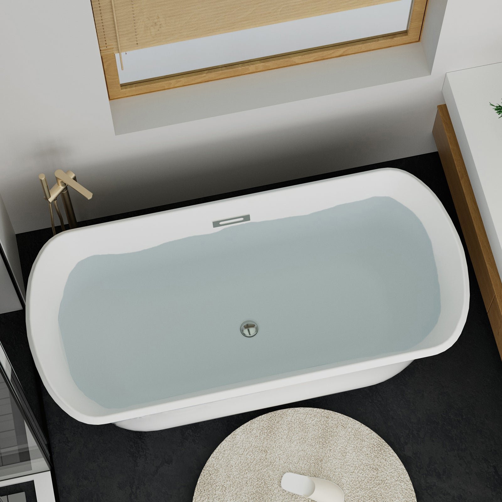 Freestanding Acrylic Bath – view 3