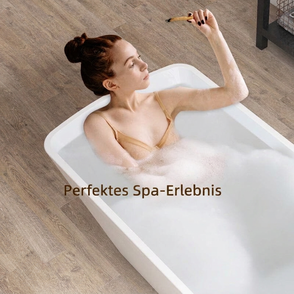 Freestanding Trapezoidal Acrylic Bathtub – view 4