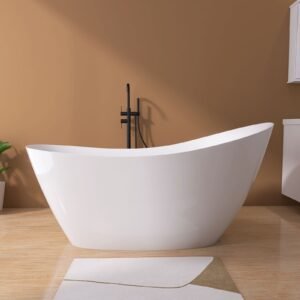 Acryl-Freistehbadewanne 165 cm – Ergonomisch & Elegant