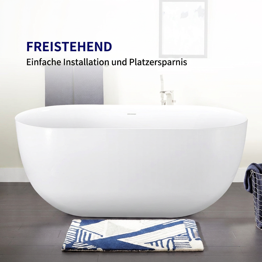 Freestanding Oval Bath 150 – view 3