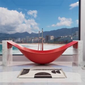 Suspended Designer Bathtub 'Ruby