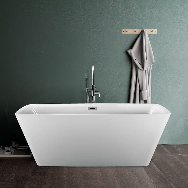 Freestanding Trapezoidal Acrylic Bath – view 3