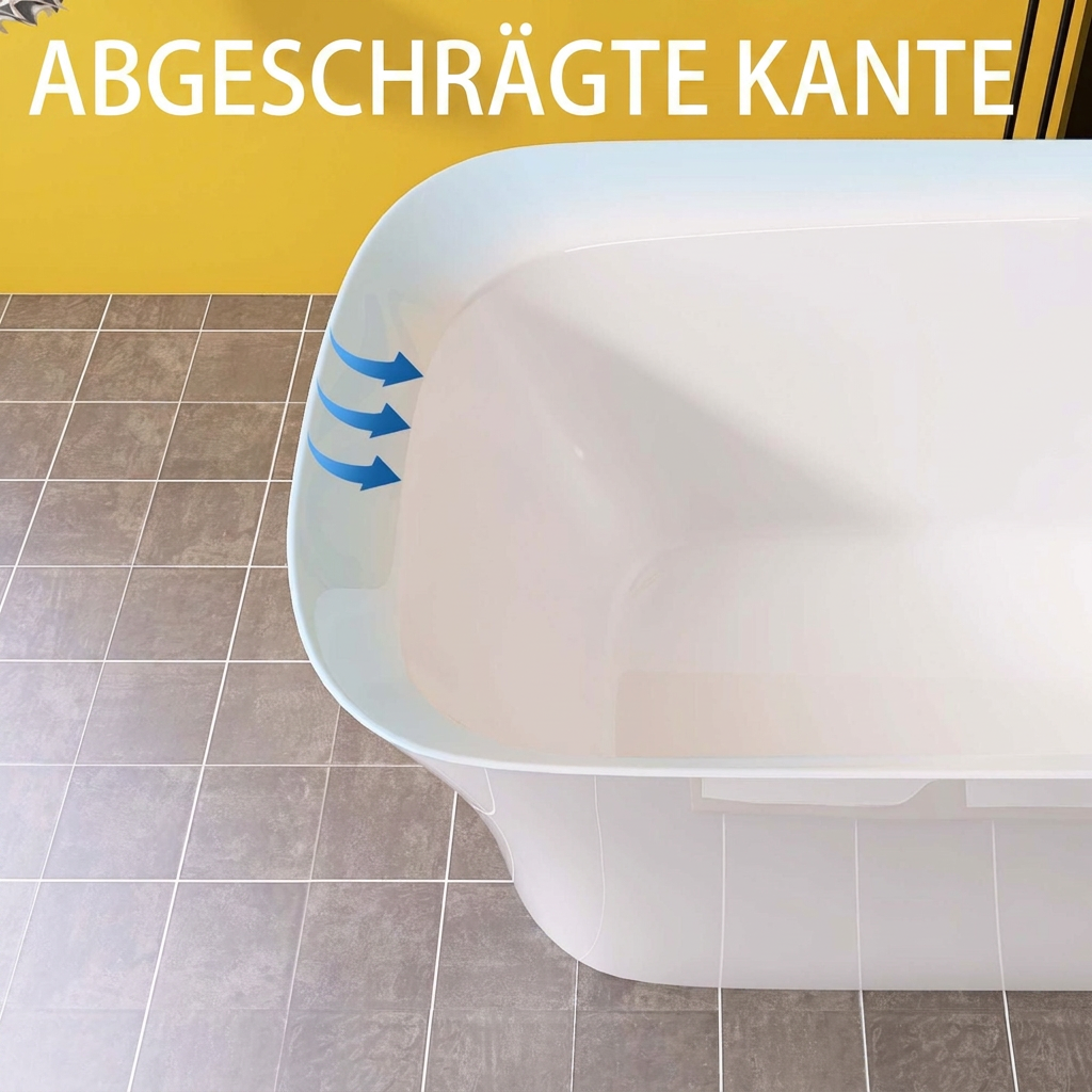 Freestanding Acrylic Bath – view 2