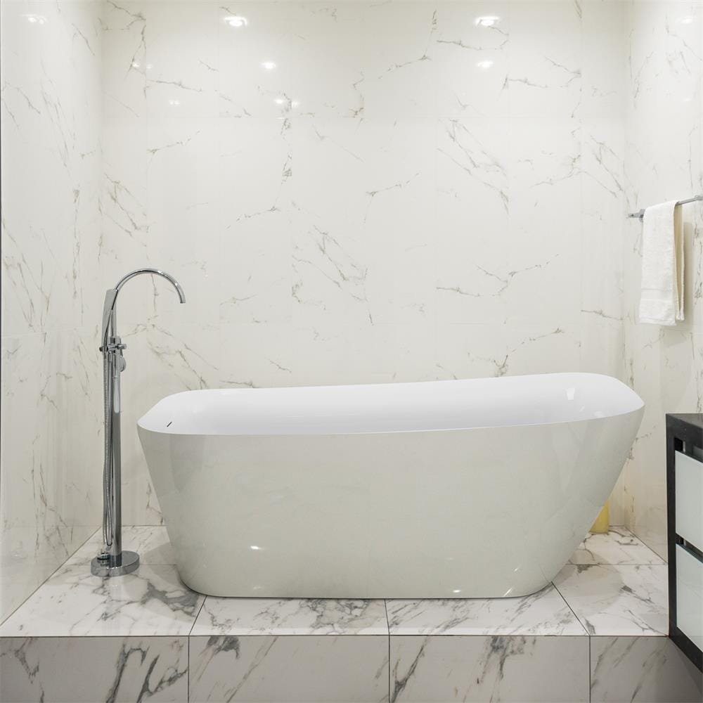 Freestanding Acrylic Slipper Bath – view 4