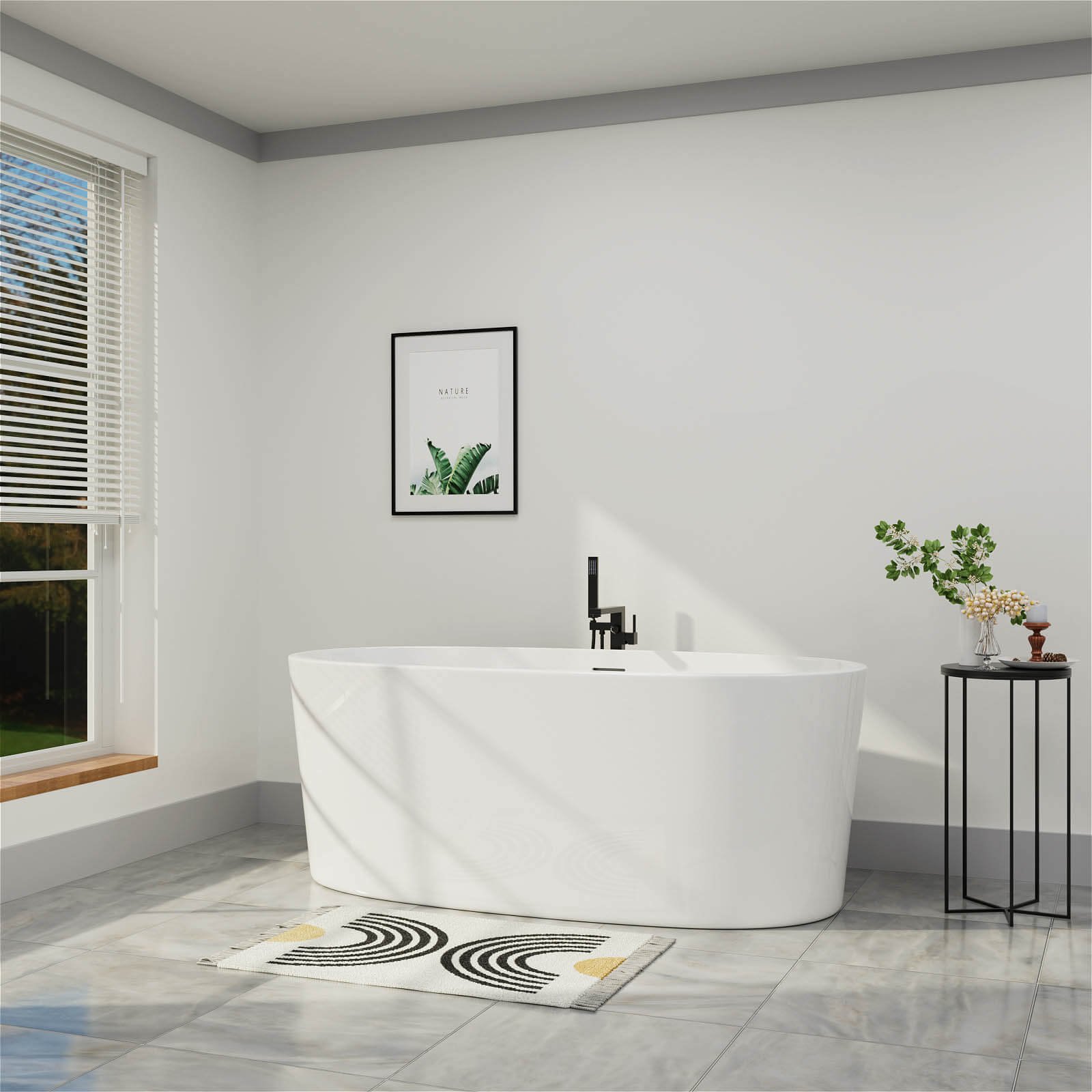 Freistehende Design-Badewanne – Modern & Komfortabel – Bild 2