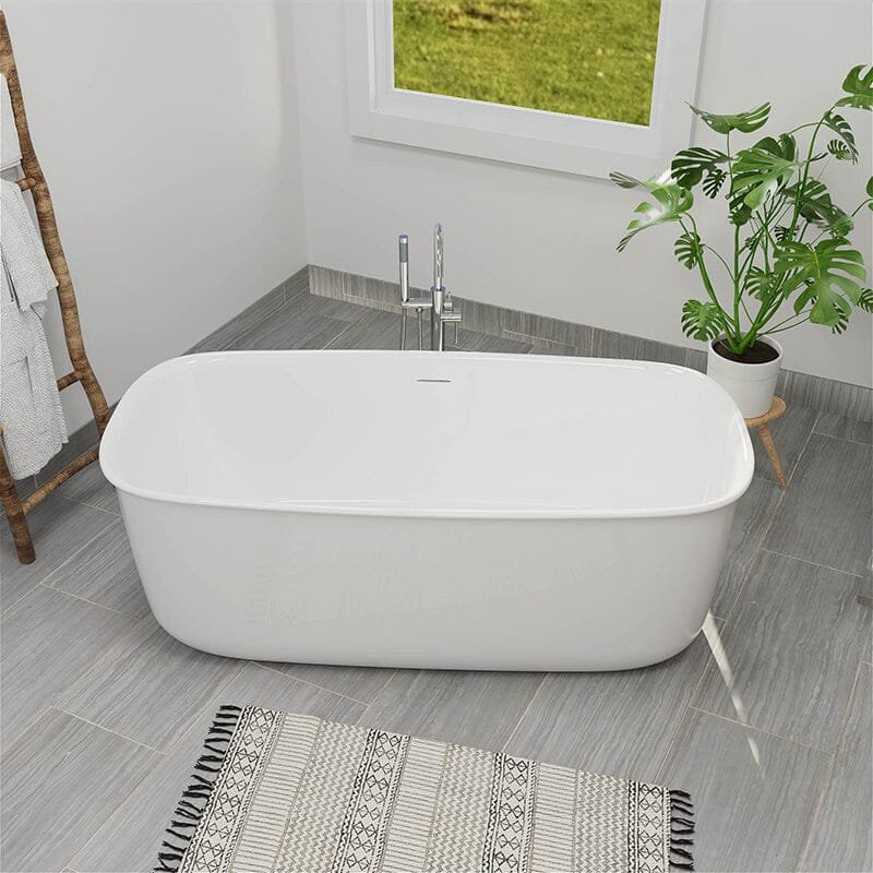 Freestanding Acrylic Bath – view 1
