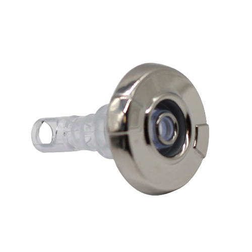 Premium Whirlpooldüse 5 cm – Chrom & Transparent – Bild 2