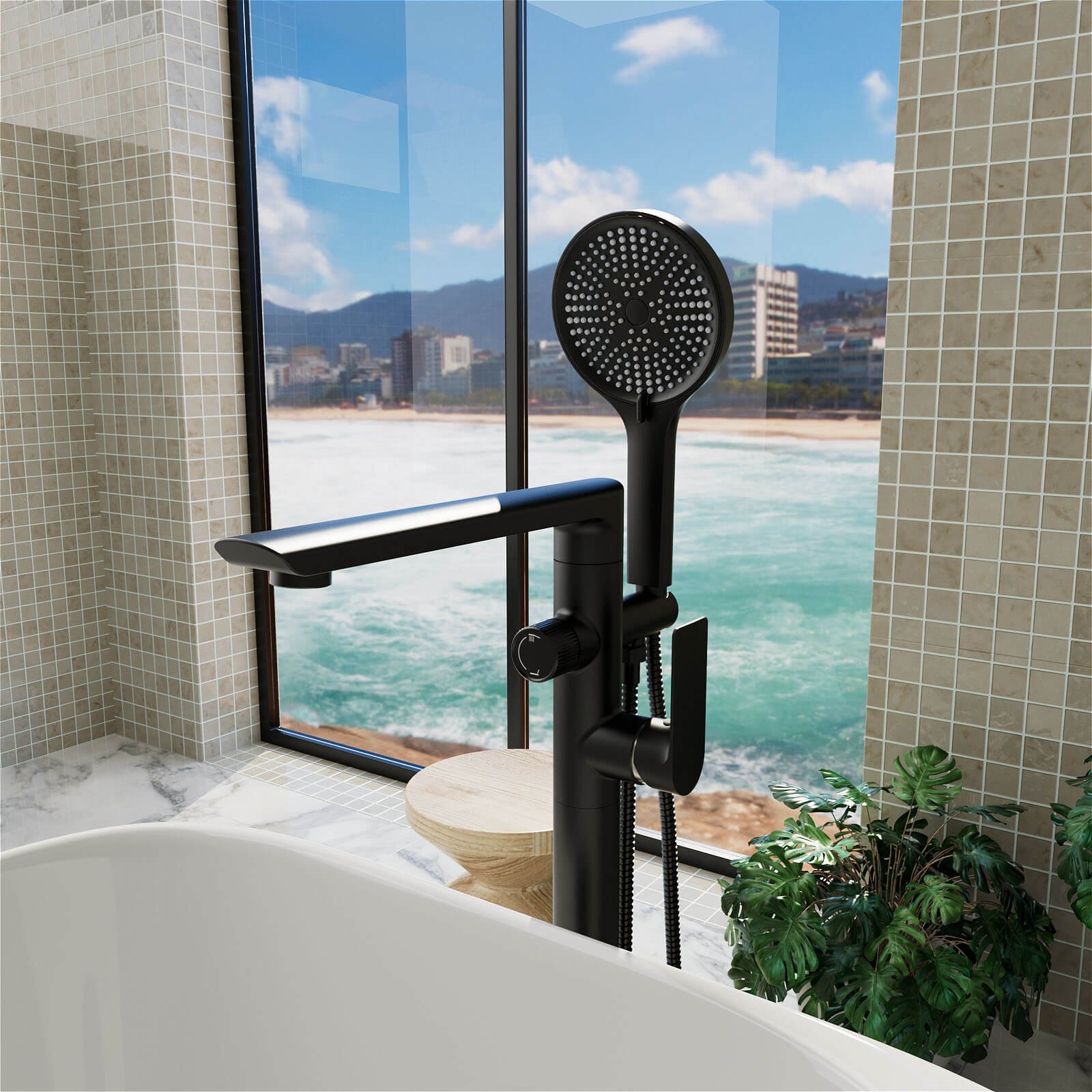 Freestanding Bath Tap in