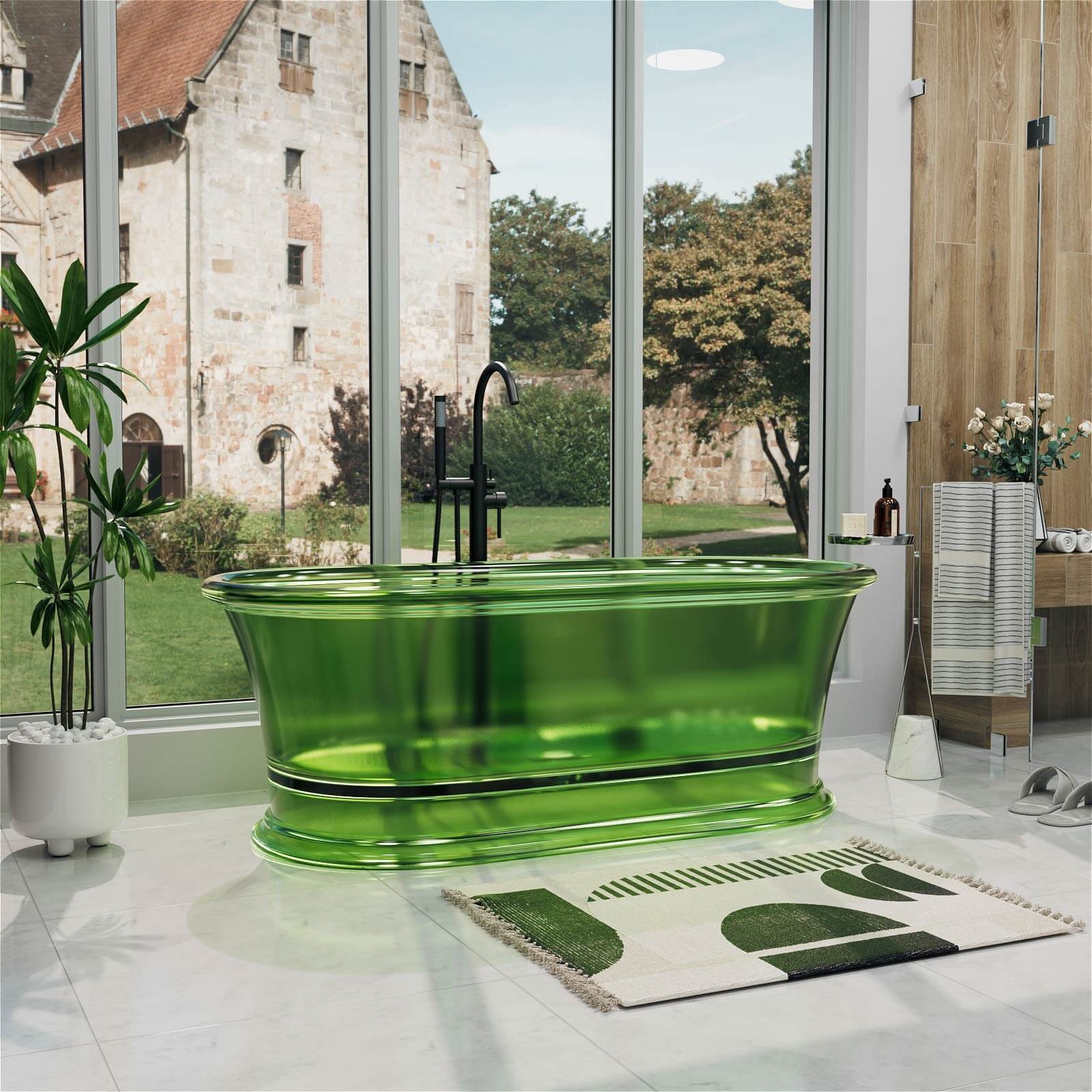 Exklusiver Transparenter Designer-Whirlpool – Tief & Farbig – Bild 3
