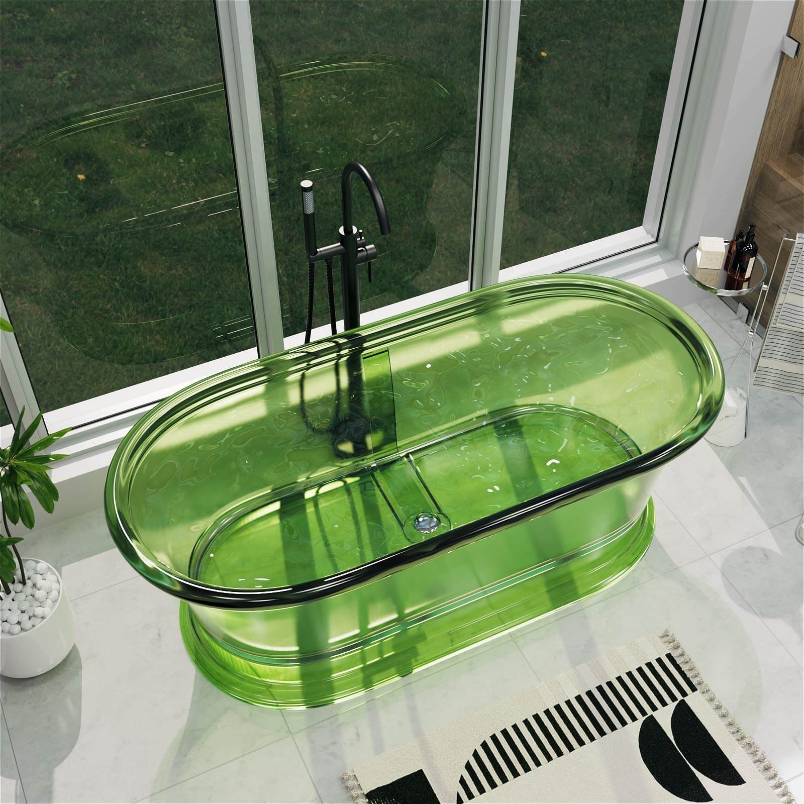 Exklusiver Transparenter Designer-Whirlpool – Tief & Farbig – Bild 4