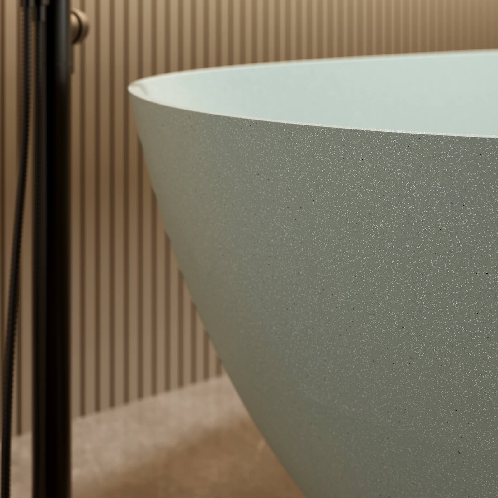 Turquoise Designer Double Bathtub – view 3