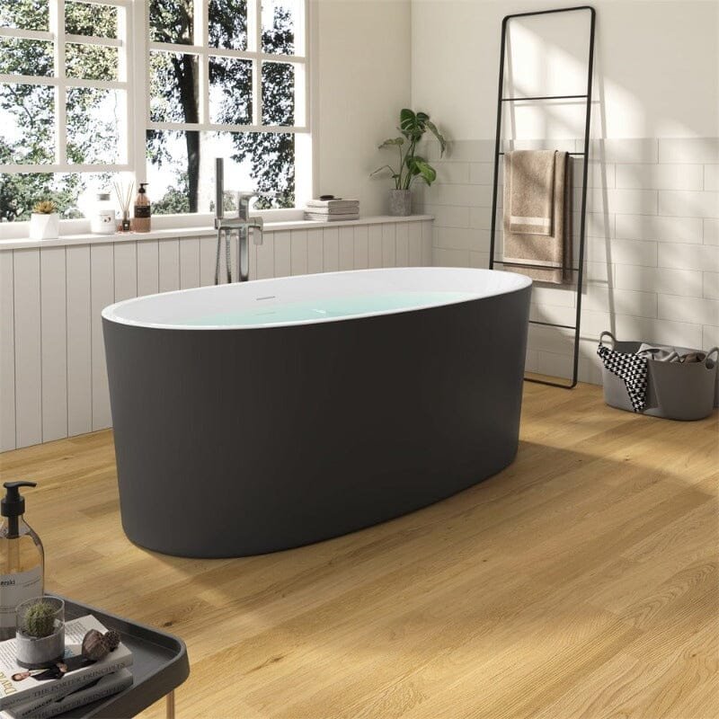 Freestanding Oval Acrylic Bathtub – view 2